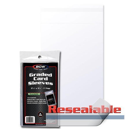 Resealable Graded Card Sleeves