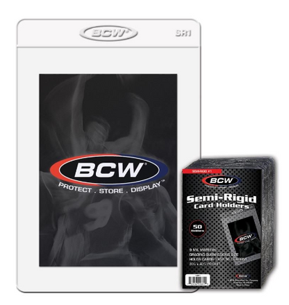 BCW Semi-Rigid Card Holder #1 - 200 Ct Box