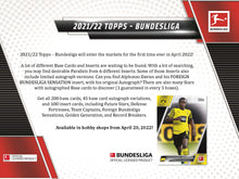 Topps 2021-22 Bundesliga Soccer Hobby Box