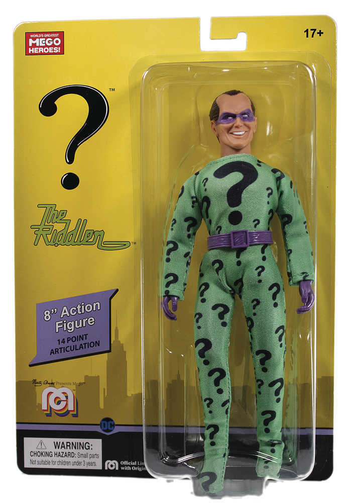 Mego DC Comics Riddler 8in Action Figure