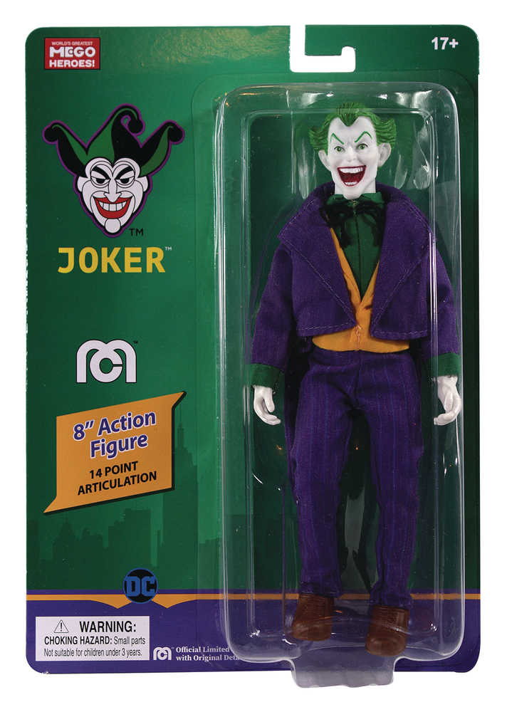 Mego DC Comics Joker 8in Action Figure