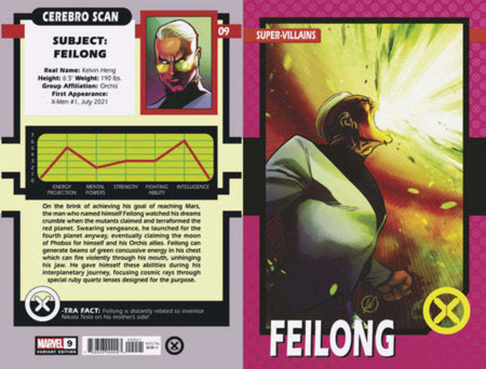 Professor Xavier Trading Card