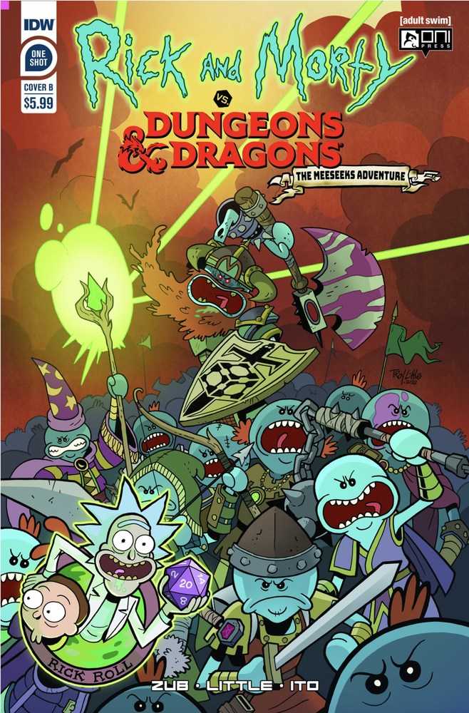 Rick & Morty vs Dungeons & Dragons Meeseeks Cover B Little
