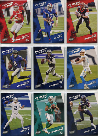Panini Player Of The Day Football 2021 Complete 100 Card Base Set