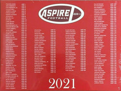 2021 Aspire Football Factory Sealed Hobby Box