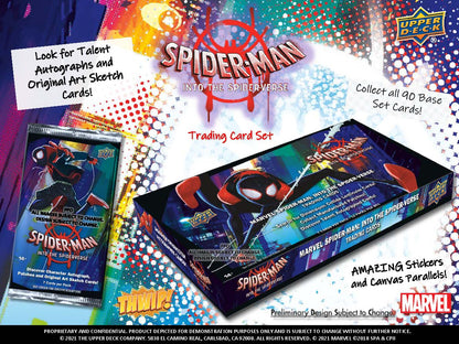 2022 Upper Deck Marvel Spider-Man Into The Spider-Verse Hobby Box
