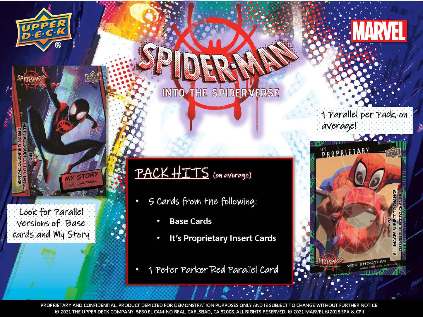 2022 Upper Deck Marvel Spider-Man Into The Spider-Verse Hobby Box