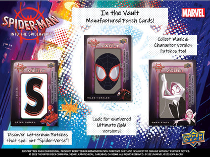 2022 Upper Deck Marvel Spider-Man Into The Spider-Verse Hobby Box