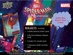 2022 Upper Deck Marvel Spider-Man Into The Spider-Verse Hobby Box