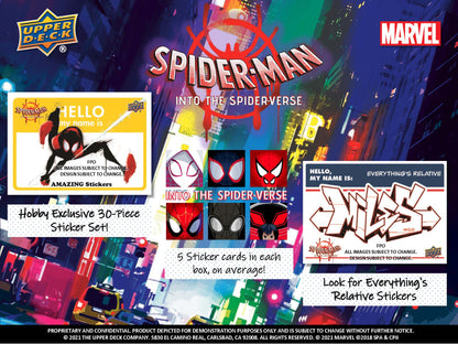 2022 Upper Deck Marvel Spider-Man Into The Spider-Verse Hobby Box