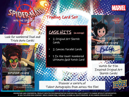 2022 Upper Deck Marvel Spider-Man Into The Spider-Verse Hobby Box