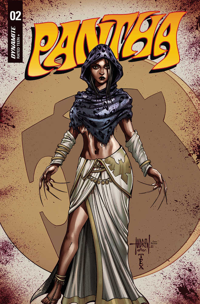 Pantha #2 Cover M Foc Texeira Homage Mangum Original