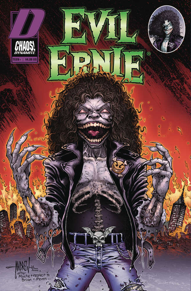 Evil Ernie #3 Cover H Foc Mangum Homage Original