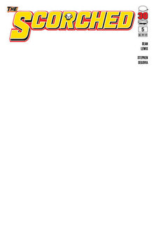 The Scorched #5 Cover C Blank Sketch