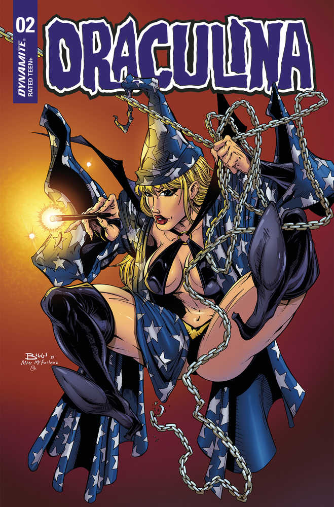 Draculina #2 Cover L Foc Wizard Homage Biggs Original