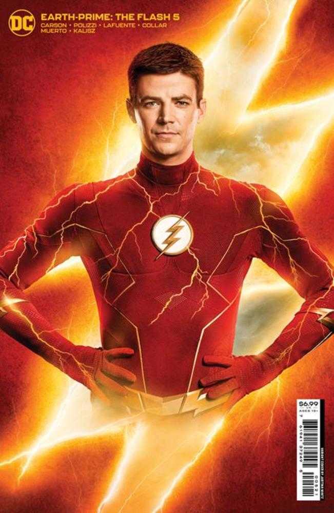 Earth-Prime #5 The Flash Cover B Photo Card Stock Variant