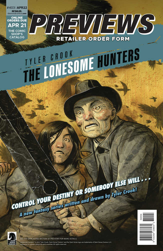Previews #405 June 2022 Retailer Order Form Extras