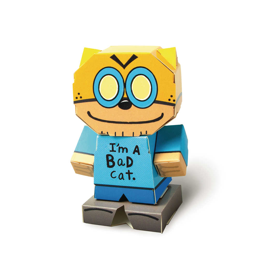 Dog Man Cat Man Previews Exclusive Cuble Foldable Figure