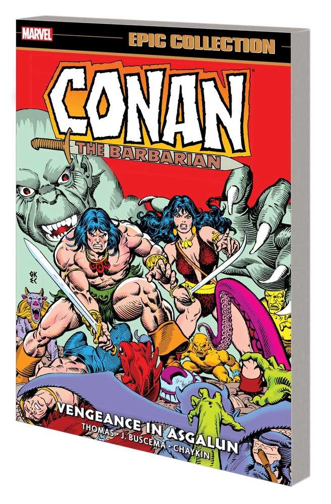 Conan Barbarian Epic Collector's Og Marvel Years TPB Vengeance Asgalun
