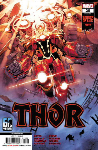 Thor #25 2ND Printing Coccolo Variant