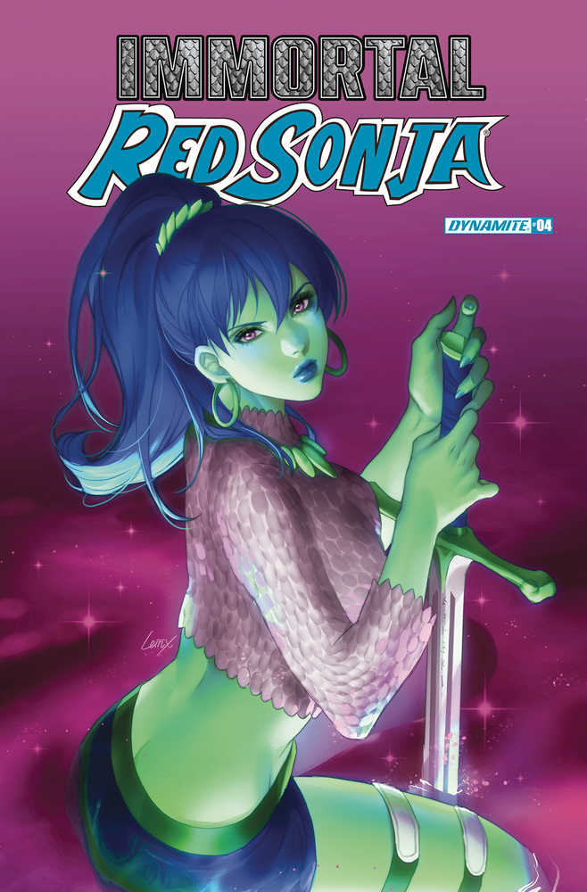 Immortal Red Sonja #4 Cover M Foc Leirix Ultraviolet