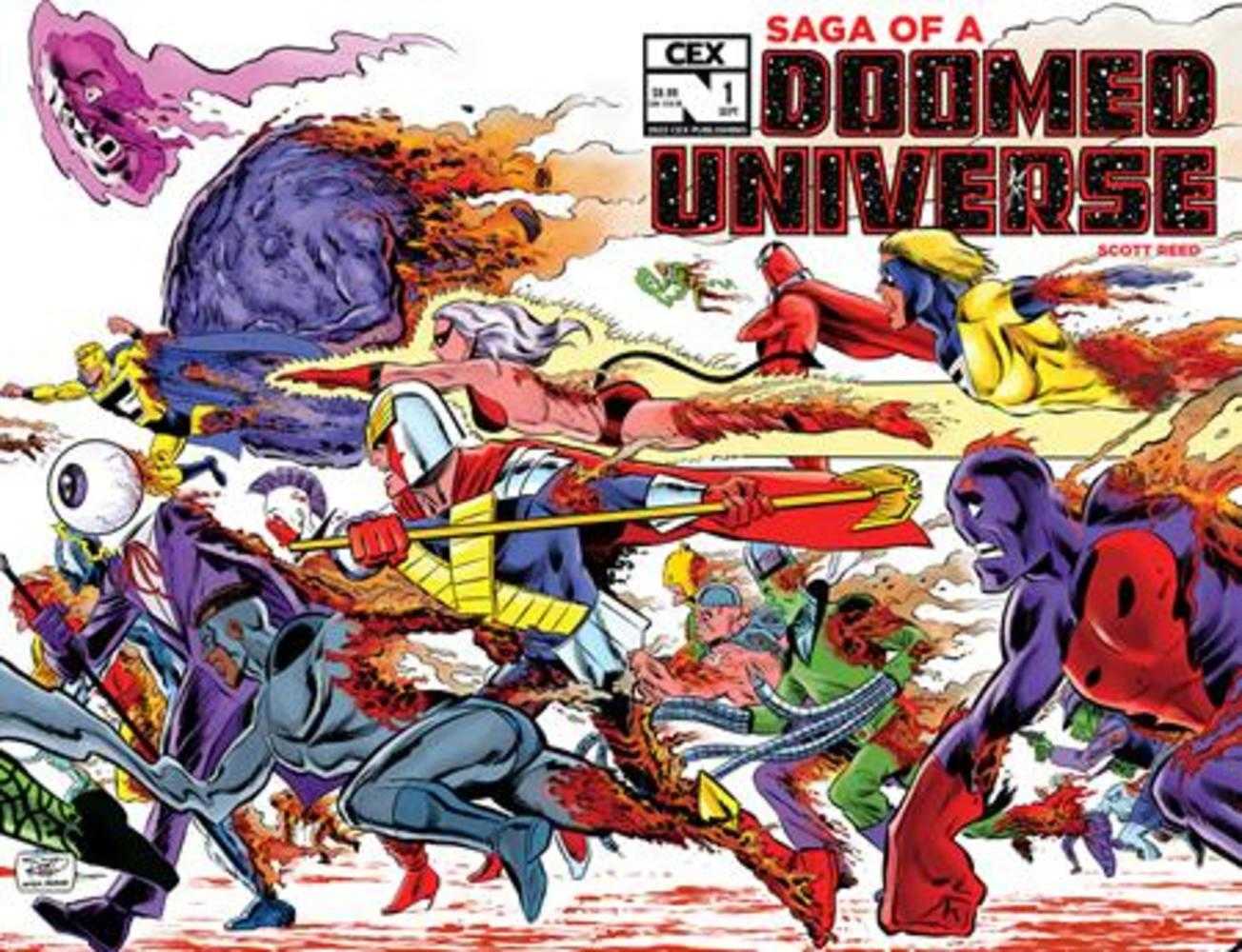 Saga Of A Doomed Universe #1 (Of 3) Cover E Scott Reed Marvel Universe Wraparound Variant