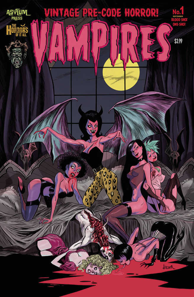 Vampires Blood Shot One Shot Cover B Kozjan (Mature)