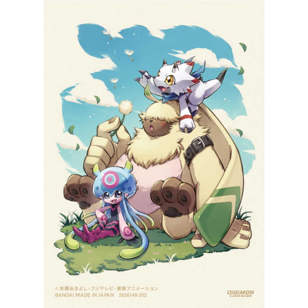 Digimon 2022 Gammamon Angoramon & Jellymon 60 Pcs Card Sleeve Japanese