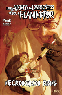 Aod vs Reanimator Necronomicon Rising #4 Cover C Suydam
