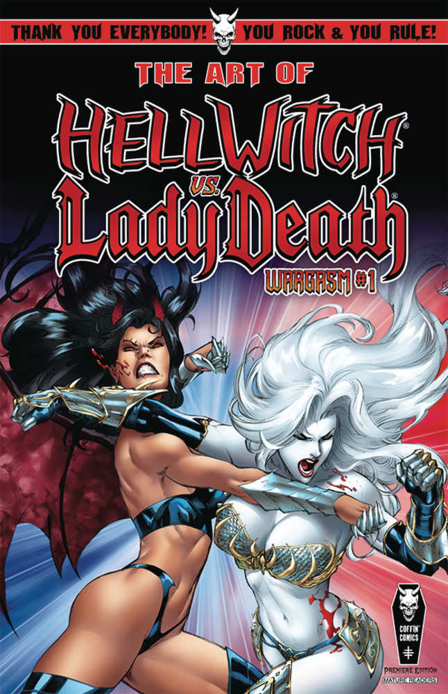 Limited edition good Lady Death wargasm #1 Deathgasm