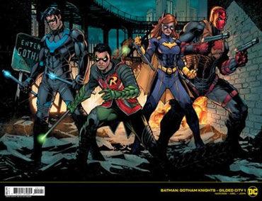 Batman Gotham Knights Gilded City #1 (Of 6) Cover C Jim Lee & Scott Williams Wraparound Card Stock Variant