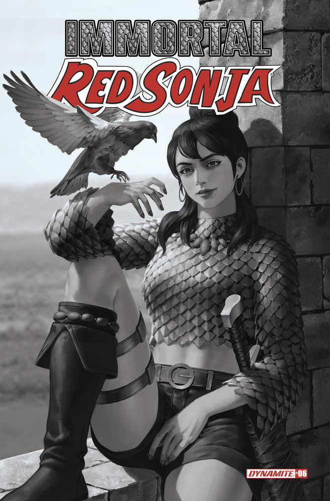 Immortal Red Sonja #6 Cover N 7 Copy Foc Variant Edition Junggeun Yoon Bw