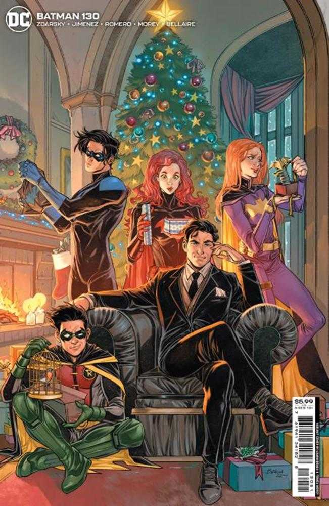 Batman #130 Cover D Laura Braga Holiday Card Stock Variant