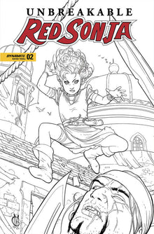 Unbreakable Red Sonja #2 Cover R 7 Copy Foc Variant Edition Matteoni Black & White