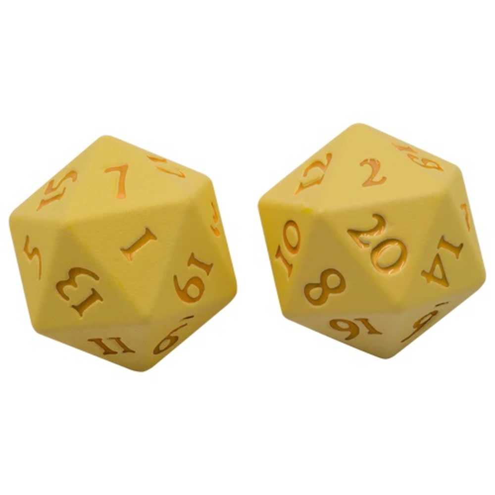 Vivid Heavy Metal d20 Set - Yellow