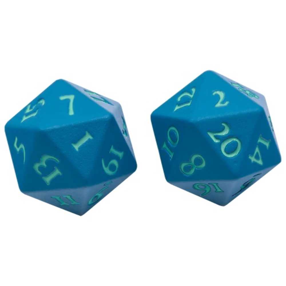 Vivid Heavy Metal d20 Set - Teal