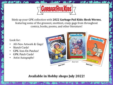 Topps 2022 Garbage Pail Kids Series 1 Book Worms Collector