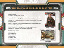 Topps 2022 Star Wars Book of Boba Fett Case of 12 Hobby Tin Boxes