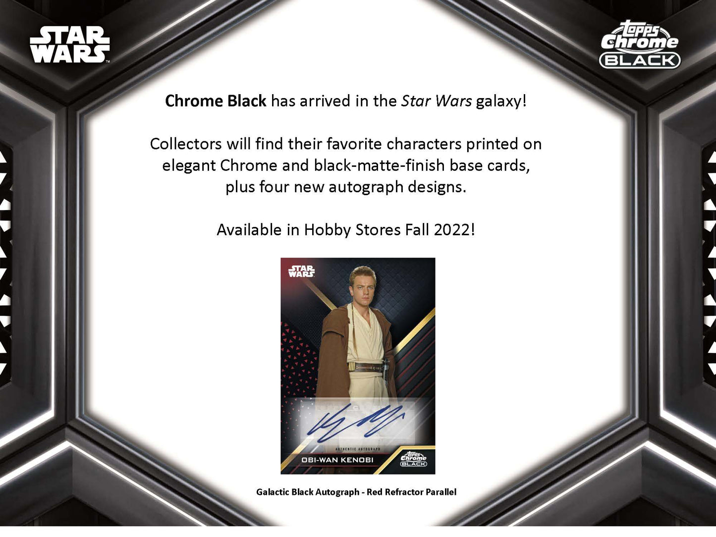 Topps 2022 Star Wars Chrome Black Hobby Box