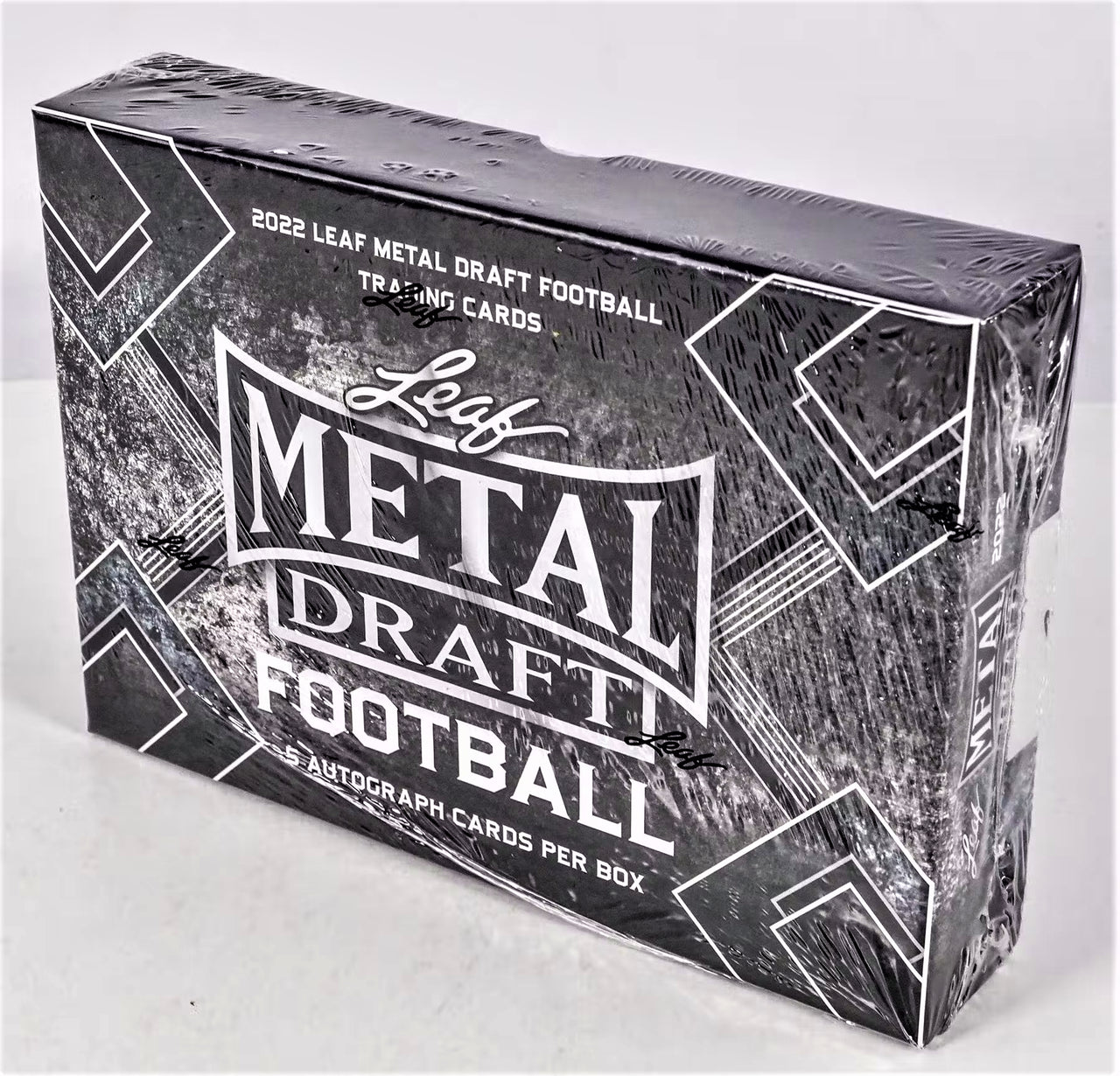 Leaf 2022 Metal Draft Football Factory Sealed Hobby Card Box