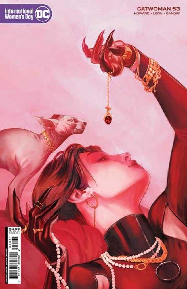 Catwoman #53 Cover F Qistina Khalidah International Womens Day Card Stock Variant