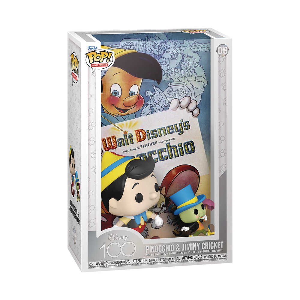 Pop Movie Poster Disney Pinocchio Vinyl Figure