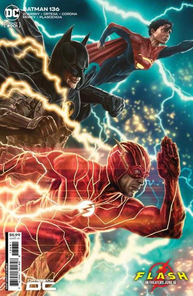 Batman #136 Cover E Lee Bermejo The Flash Movie Card Stock Variant