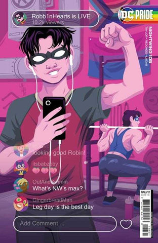 Nightwing #105 Cover D Yoshi Yoshitani DC Pride Card Stock Variant