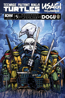 Teenage Mutant Ninja Turtles/Usagi Yojimbo: Wherewhen #5 Variant B (Eastman)