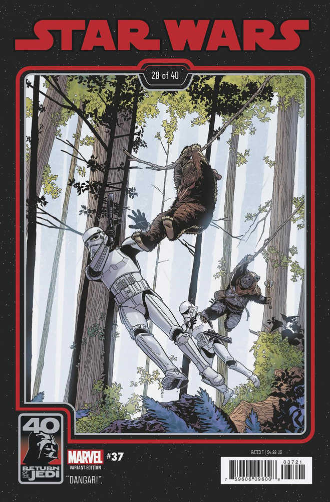 Star Wars 37 Chris Sprouse Return Of The Jedi 40th Anniversary Variant [Dd]