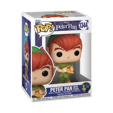 Pop Disney Peter Pan 70th Peter with Flute Vinyl Figure