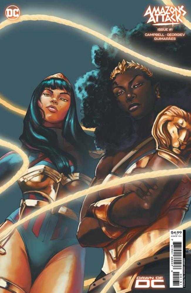 Amazons Attack #1 Cover C Taj Tenfold Card Stock Variant