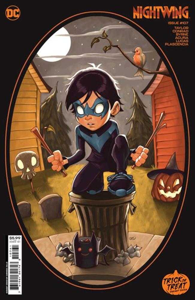 Nightwing #107 Cover F Chrissie Zullo Trick Or Treat Card Stock Variant