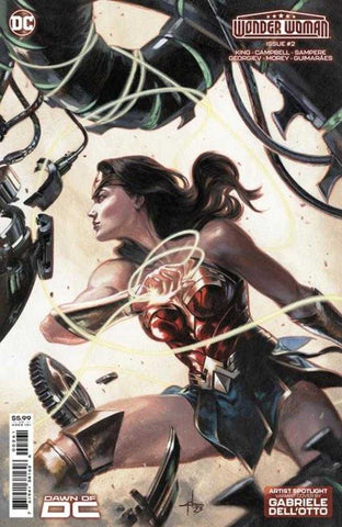 Wonder Woman #2 Cover D Gabriele Dell Otto Artist Spotlight Card Stock Variant